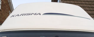 VW T4 Autohomes Karisma Front  Roof Logo