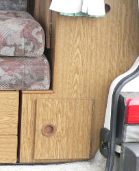 VW T4 Autohomes Kompact  Gas Cylinder Storage Locker